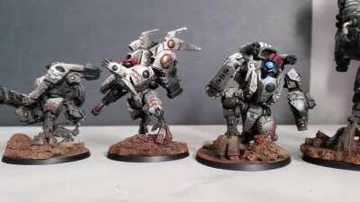 Tau size comparison.