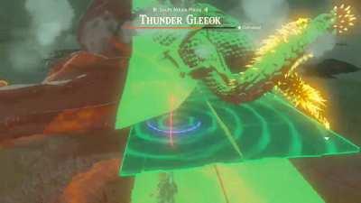 Why fight a Gleeok when you can just throw it into a chasm?