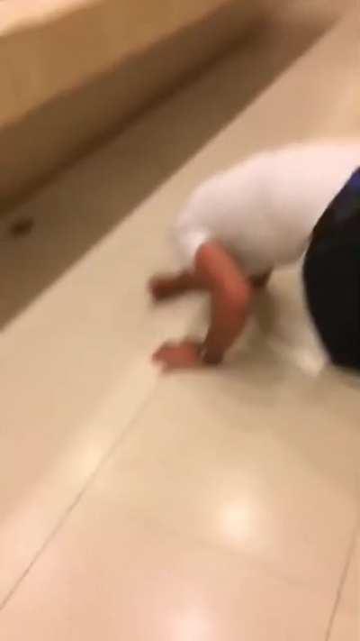 Trying to scare your friend and ending up scaring a stranger