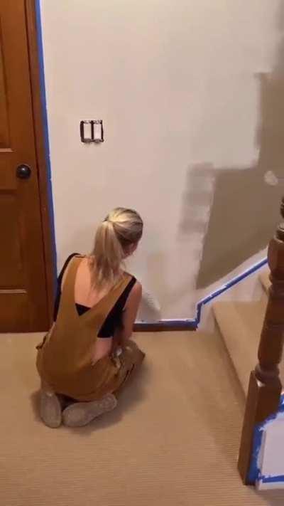 to paint