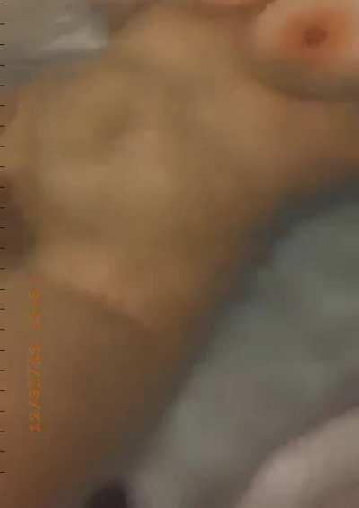 Sis showing off her body..