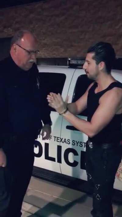 Even with the key, the guy is fast