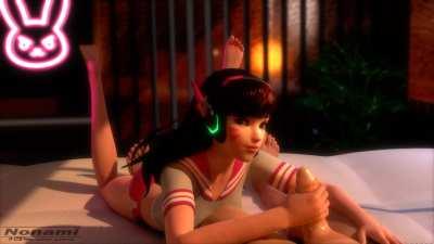 D.va Handjob (Nonami)