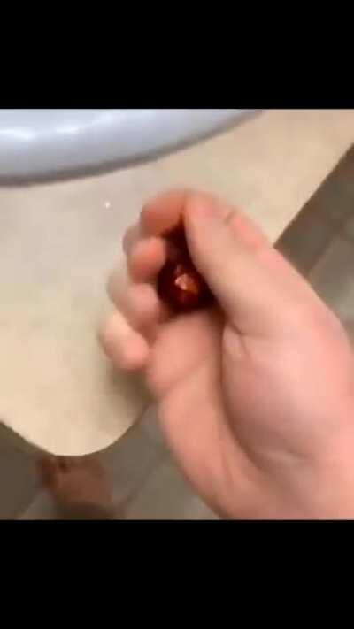 an average trip to the bathroom