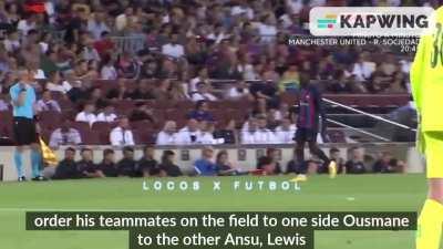 Lewandowski shows personality