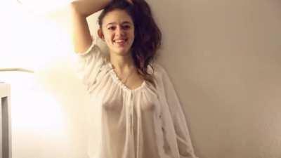 Rochelle Safford Jiggles In A See Through Top