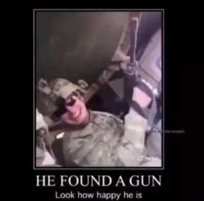 He found a gun