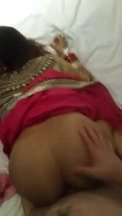 Newly Married NRI Wife Fucking her white lover So Hard Loud Moaning with Spanking and finger in mouth[Full video Link👇]