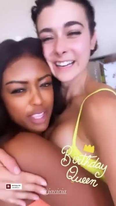 Javicia Leslie and Allison Paige