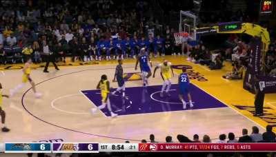 [Highlight] Franz Wagner picks Lebron's pocket at halfcourt and gets the layup!