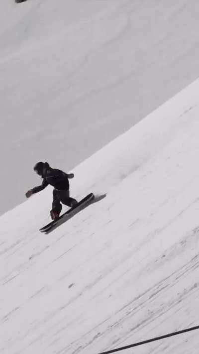 7 rotations on a snowboard. Epic!!