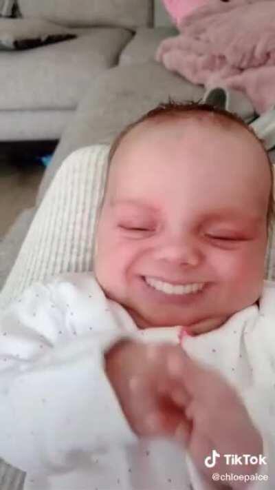 Thanks I hate grinning baby