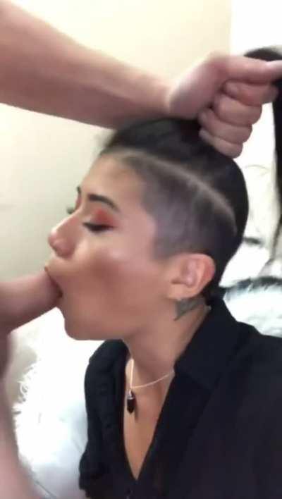 Japanese-Latina facefucked by BWC