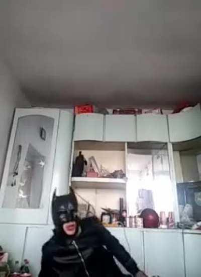 Why did man fire his own face? Is he sputid?