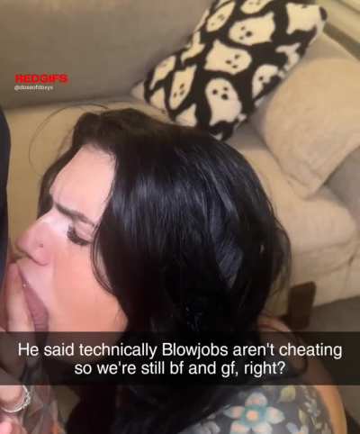 Blowjobs dont class as cheating right