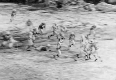 Footage of Bills vs Patriots playing at Fenway Park in 1964