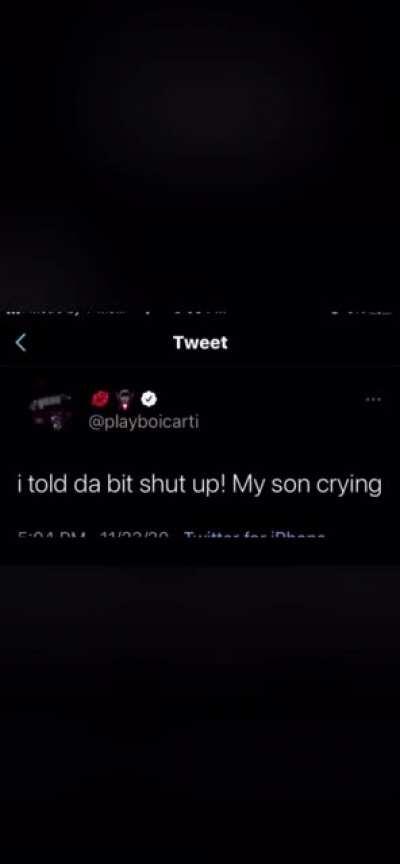my son cryin