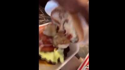 Shaxx loves his burgers