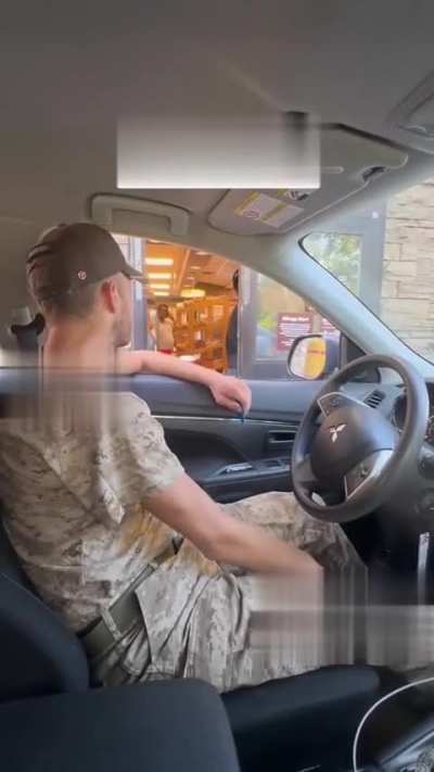 A couple acting like jerks with drive thru employees.