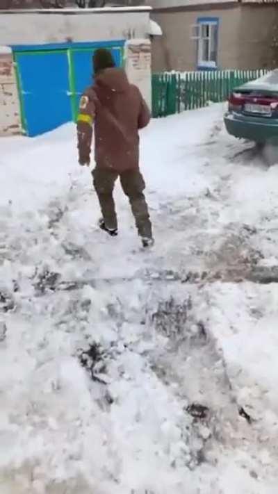 Ukrainian Soldiers Christmas Hijinks