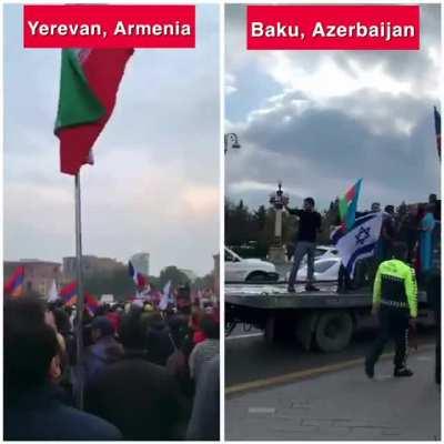 Least confusing alliance in the Caucasus (Christian Armenians supporting Shiite Iran while Shiite Azerbaijanis supporting Jewish Israel)