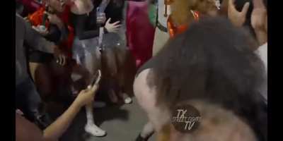 Crazy fight breaks out in Austin TX Halloween night 