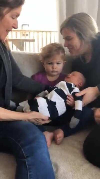 No longer an only child