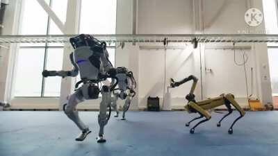 Happy 2021 with the robots dancing Better