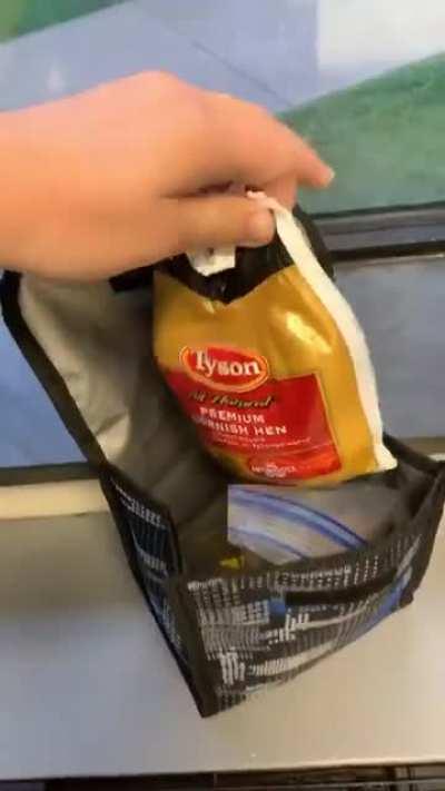 My sister’s student packed his own lunch