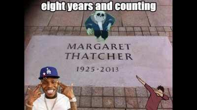 On this day 8 years ago Margret Thatcher made her biggest contribution to the United Kingdom