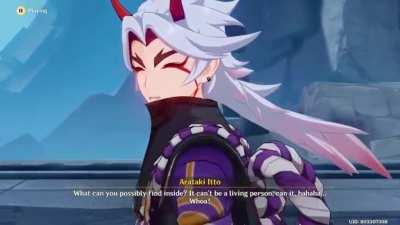 Chinese dub Itto has the most raw emotion