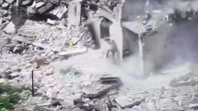 Russians tried to storm Ukrainian positions, but suffered losses under fire and withdrew. Later, the entire group was hit by drones. Vovchansk, Kharkiv region. 57th Mechanized Brigade (57 OMBr)