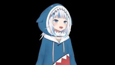 gawr gura in kirby dreamland