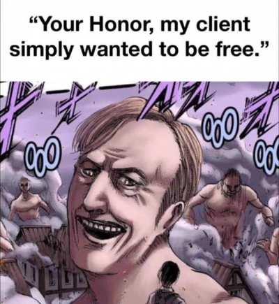 Bro really thinks he’s Saul 💀