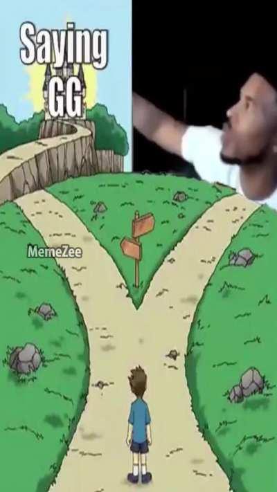 Most kind CS player when losing a game