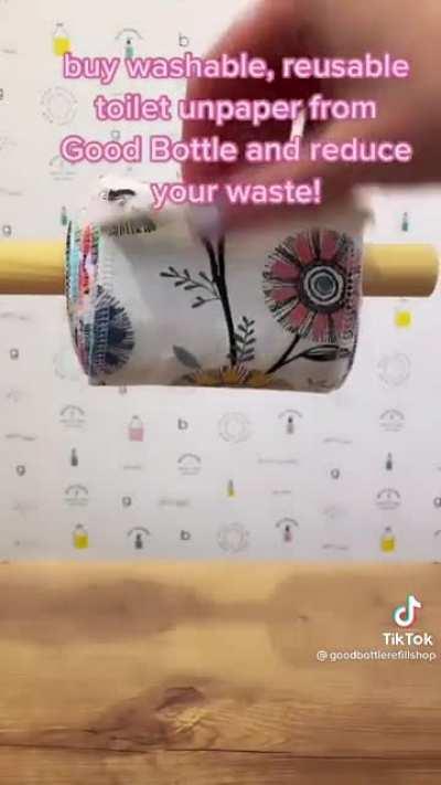 Reusable toilet paper