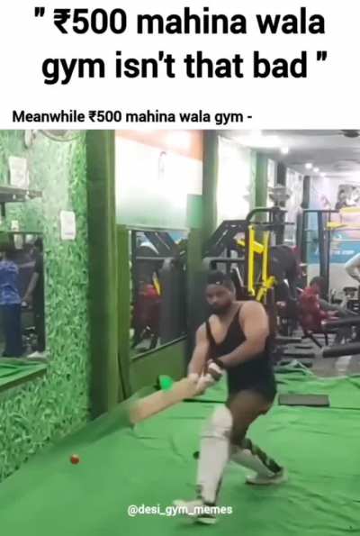 Workout chhodke baaki sb ho rha hai