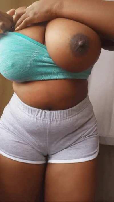 I always prefer my jiggly tits out