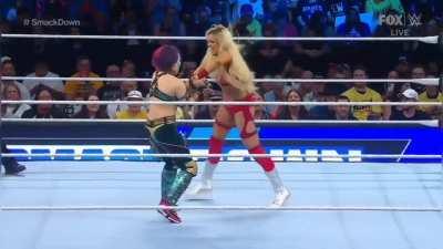 On WWE SmackDown: Charlotte Flair vs Asuka