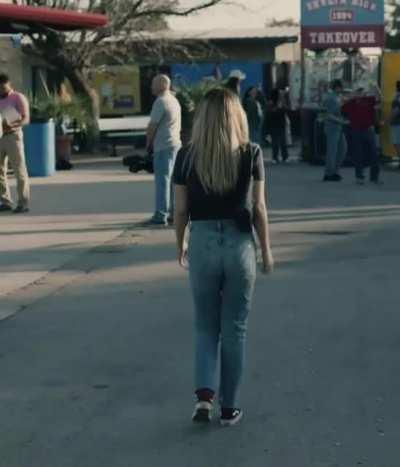 Hate to see her go but love to watch her leave