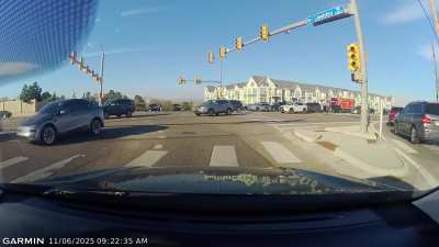 When the street you're turning onto is backed up, only suckers keep the intersection clear