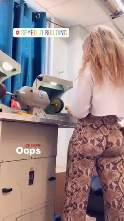 In those pants