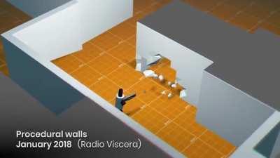 3 years of gamedev in 90 seconds. A timeline that shows taking a game from prototype to production.