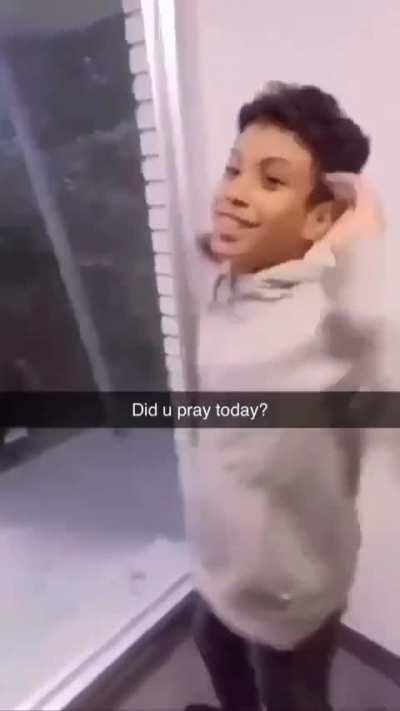 Did yall pray today