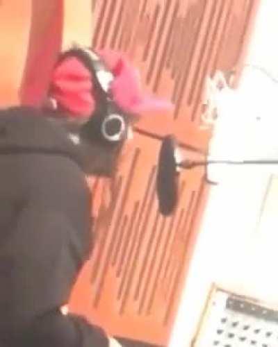 Does anyone know what song Sos is recording? It kind of sounds like NECK BRACE but it could be unreleased....