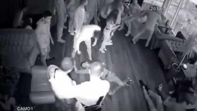 Pyro going to the pub to drink off the stress after Ivory exposed him