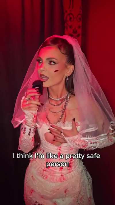 Short Galore interview at Victoria Justice Halloween party 2025