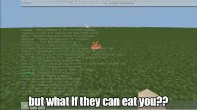 Never Let A Frog Eat You In Minecraft...