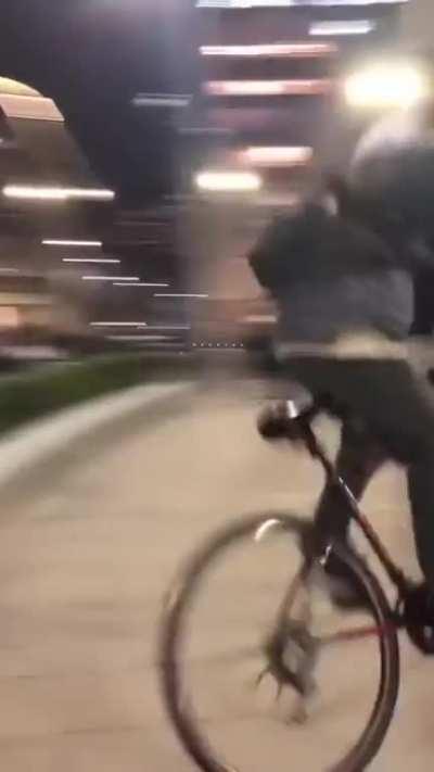 WCGW jumping into a busy road