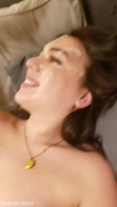 Kasey Kei covered in Huge Load